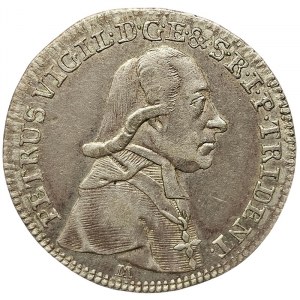 Trento, Pietro Vigilio Conte of Thun, Denario n.d.