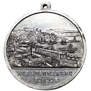 Austrian Trieste, Commemorative medal of the cities of Trieste and Postojna 1860