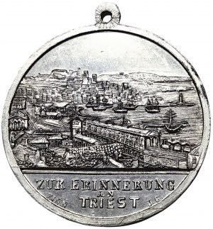 Austrian Trieste, Commemorative medal of the cities of Trieste and Postojna 1860