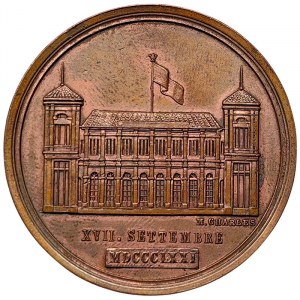 Austrian Trieste, Medal of the Trieste Gymnastics Association for the gymnasium's inauguration 1871