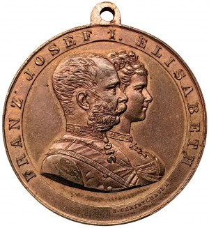 Trieste austriaca, visita medaglistica di Francesco Giuseppe ed Elisabetta d'Austria 1882