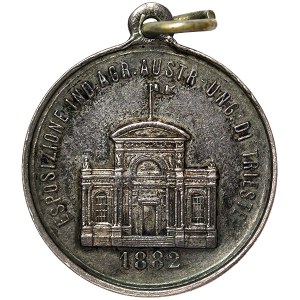 Austrian Trieste, Medal Austrian-Hungarian Agricultural and industrial Exhibition 1882