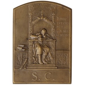 Austrian Trieste, Plaque People's votes for the Italian university 1901