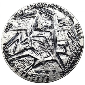 Trieste, Medal for the 50th anniversary of the redemption of Trento and Trieste 1968