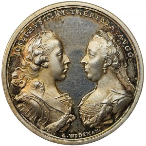 Austrian Trieste, Medal (Modern restrike) for the opening of the new Lazzaretto 1769 (1969)