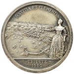 Austrian Trieste, Medal (Modern restrike) The city of Trieste for the 200th anniversary of the death of Maria Theresa 1980