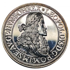 Austrian Trieste, Medal (Modern restrike) The Chamber of Commerce of Trieste to Lepoldo I of Habsburg 1993