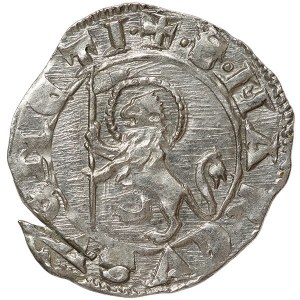 Benátky, Francesco Dandolo, Soldino (prvý typ) b.d.