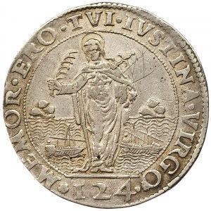 Venice, Pasquale Cicogna, Ducato con S.Giustina da 124 Soldi n.d.