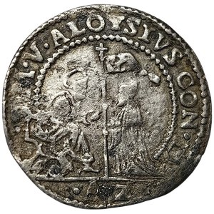 Venice, Alvise Contarini, 1/4 Ducato d'argento o Ducatello n.d.