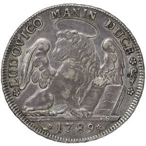 Venice, Ludovico Manin, Tallero per il Levante 1789