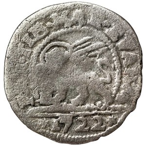 Venice, Anonymous coinage, Trairo da 5 Soldi 1722