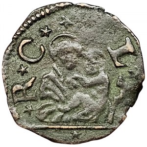 Venice, Anonymous coinage, Bagattino con il leone in quadro n.d.