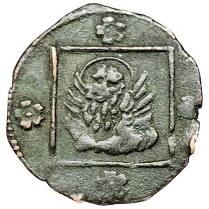 Venice, Anonymous coinage, Bagattino con il leone in quadro n.d.