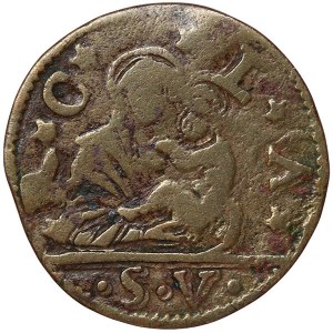 Venice, Anonymous coinage, Bagattino con il leone in quadro n.d.