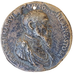 Vigevano, Gian Francesco Trivulzio 1509-73, Marquis of Vigevano, Bronze cast medal n.d. (1548)