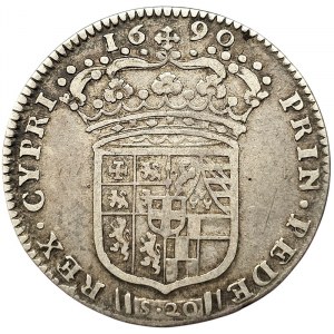 Kingdom of Sardinia, Vittorio Amedeo II, 20 Soldi 1690, Turin