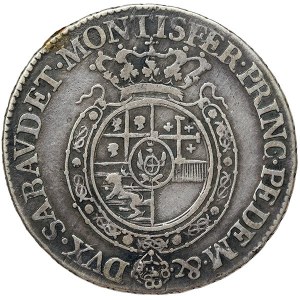 Sardínske kráľovstvo, Carlo Emanuele III, 1/4 Scudo 1755, Turín