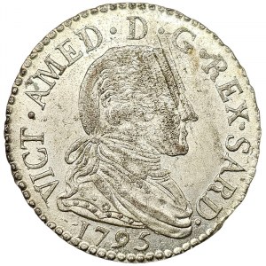 Royaume de Sardaigne, Vittorio Amedeo III, 20 Soldi 1795, Turin