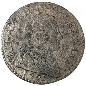 Kingdom of Sardinia, Vittorio Amedeo III, 20 Soldi 1795, Turin