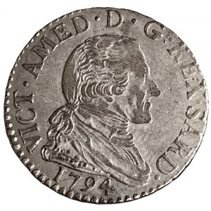 Sardinské království, Vittorio Amedeo III, 10 Soldi 1794, Turín