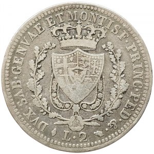 Kingdom of Sardinia, Carlo Felice, 2 Lire 1825, Turin
