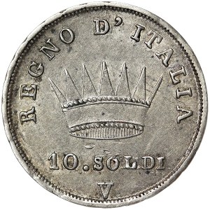 Regno d'Italia, Napoleone I, 10 Soldi 1811, Venezia