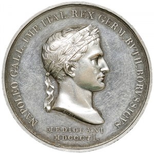 Kingdom of Italy, Napoleon I, Medal Battle of Jena 1806, Milan