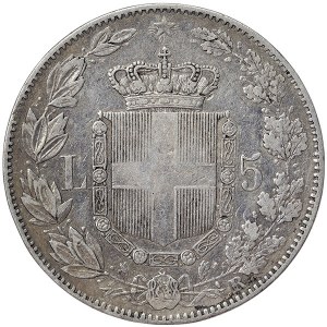 Kingdom of Italy, Umberto I, 5 Lire 1879, Rome