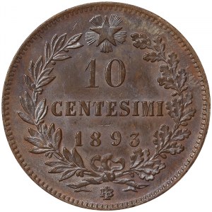 Italské království, Umberto I, 10 Centesimi 1893, Birmingham