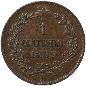 Italské království, Umberto I, 1 Centesimo 1899, Řím
