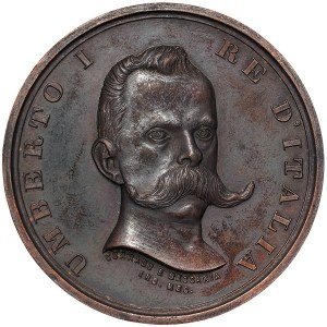 Kingdom of Italy, Umberto I, Medal 2nd Italian Industry Expo in Milan 1881, Rome