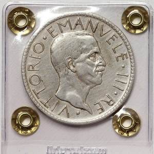 Talianske kráľovstvo, Vittorio Emanuele III, 20 Lire Littore 1928, Rím
