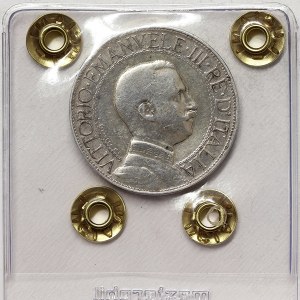Kingdom of Italy, Vittorio Emanuele III, 2 Lire Quadriga 1911, Rome