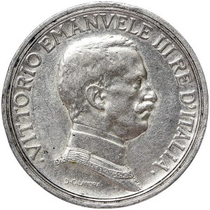 Kingdom of Italy, Vittorio Emanuele III, 2 Lire Quadriga 1916, Rome