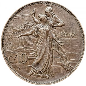 Kingdom of Italy, Vittorio Emanuele III, 10 Centesimi 1911, Rome