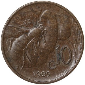 Kingdom of Italy, Vittorio Emanuele III, 10 Centesimi 1929, Rome