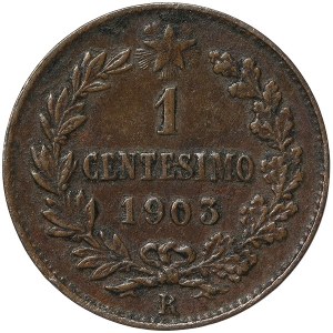 Kingdom of Italy, Vittorio Emanuele III, 1 Centesimo 1903, Rome