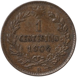 Kingdom of Italy, Vittorio Emanuele III, 1 Centesimo 1904, Rome