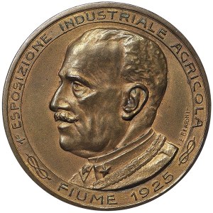Fiume/Rijeka (Croatia), Medal 1st Industrial Agricultural Expo 1925