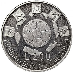 Italian Republic, 200 Lire 1990, Rome
