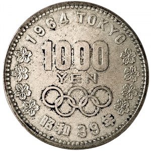 Japan, Hirohito, 1.000 Yen 1964, Tokyo