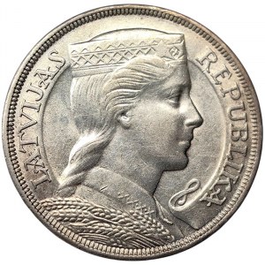 Lettonia, 5 Lati 1929