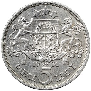 Lettland, 5 Lati 1931