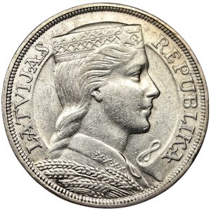 Latvia, 5 Lati 1932