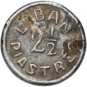 Lebanon, 2-1/2 Piastres n.d.