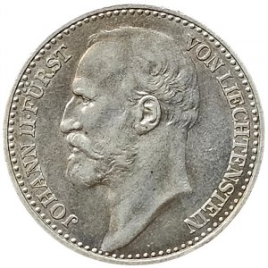 Liechtenstein, Johann II, 1 korona 1900