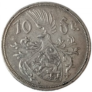 Luxembourg, Charlotte, 10 Francs 1929