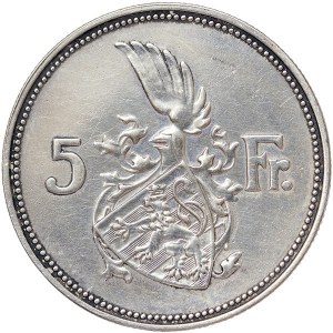 Luxembourg, Charlotte, 5 Francs 1929