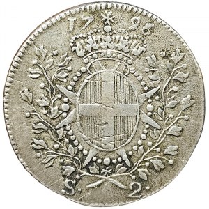 Souveräner Malteserorden, Emmanuel De Rohan, 2 Scudi 1796